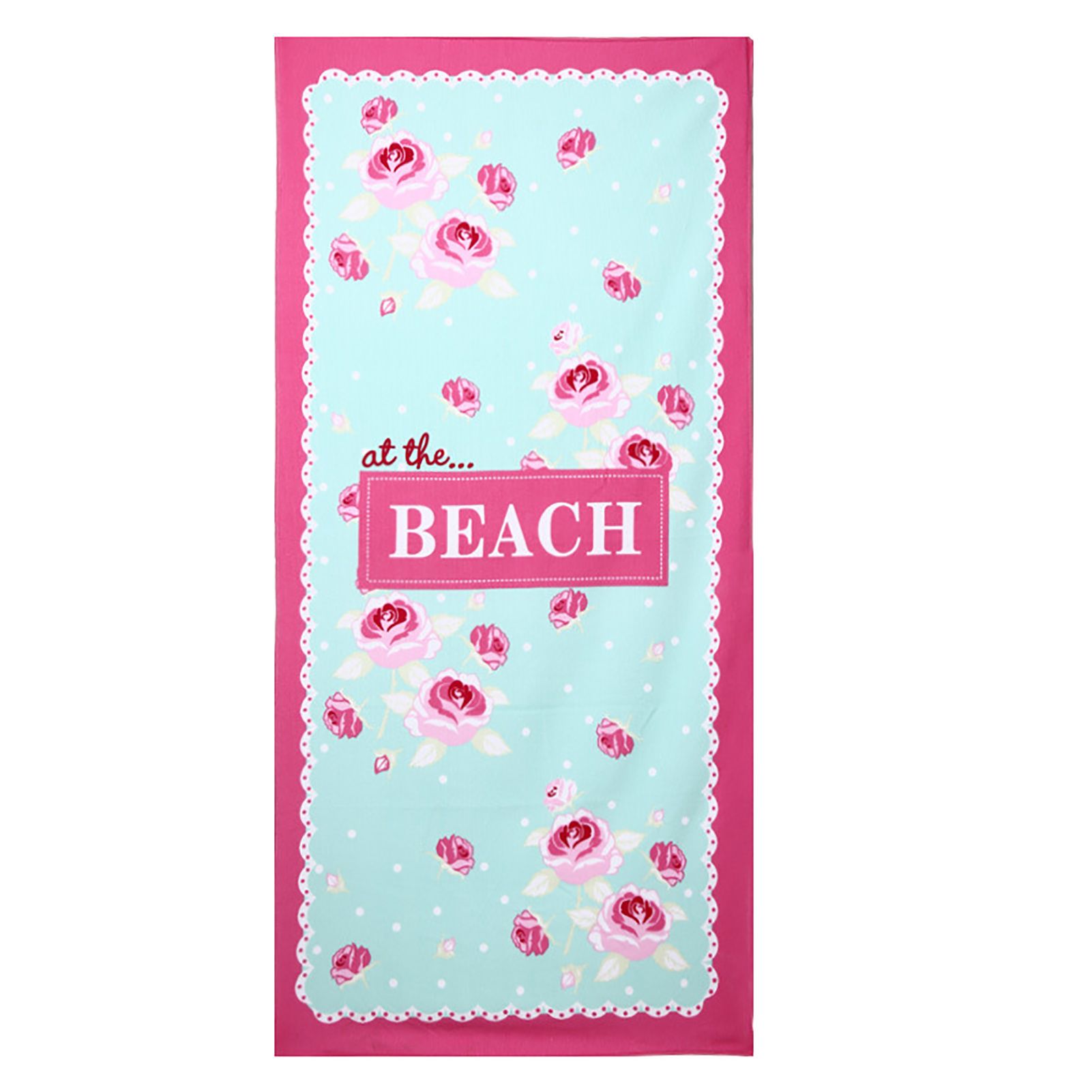 Beach Towel Skin-friendly Fadeless Polyester Extra Large Bath Towel for Dorm