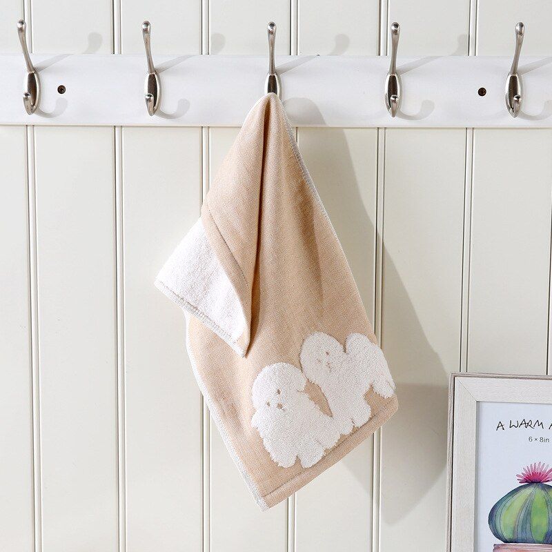 1Pcs Mini Cute Baby Face Towel Soft Breathable Cotton Baby Wash Towel Cotton Gauze Animal Printed Baby Towl Handkerchief Supply