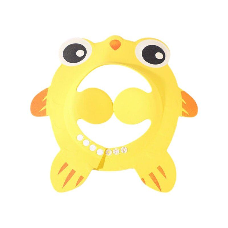 Kids Bath Visor Hat Children Waterproof Cap Safe Baby Shower Cap Adjustable Protect Eyes for 3M to 6Y Child Wash Hair Shield
