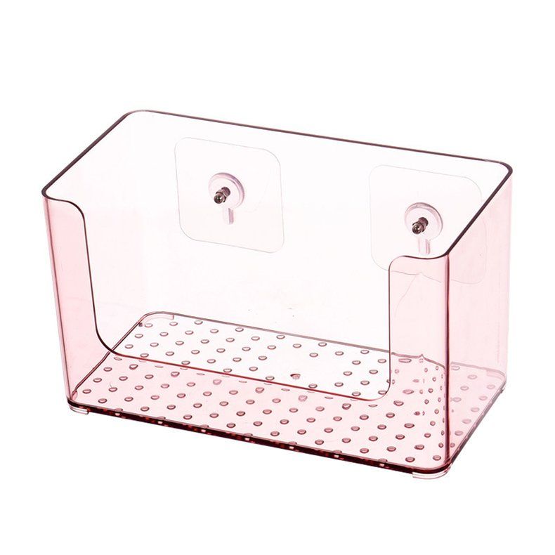 Suction Cup Bathroom Shelf Wall-mounted Bathroom Supplies Storage Rack