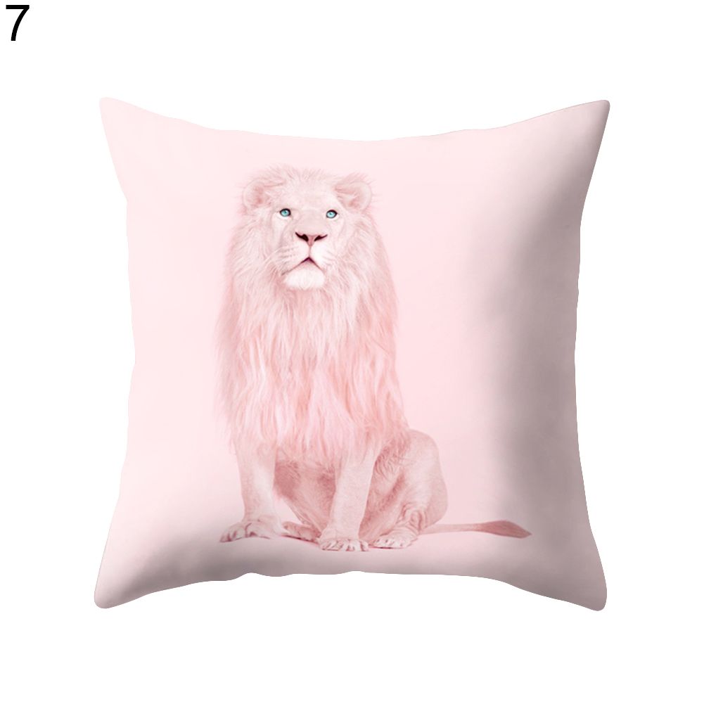 Animal Giraffes Goat Pattern Throw Pillow Case Waist Cushion Cover Home Decor