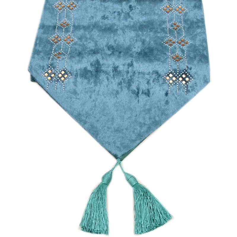 High-End Luxury with Diamonds on Both Sides Of High-End Table Runner Bed and Tail Towel TV Entrance Cover Cloth