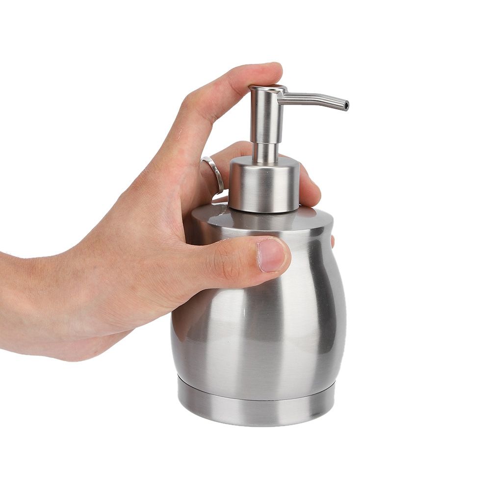 Muti-use Bathroom Manual Press-Type Stainless Steel Emulsion Bottle Disp RE