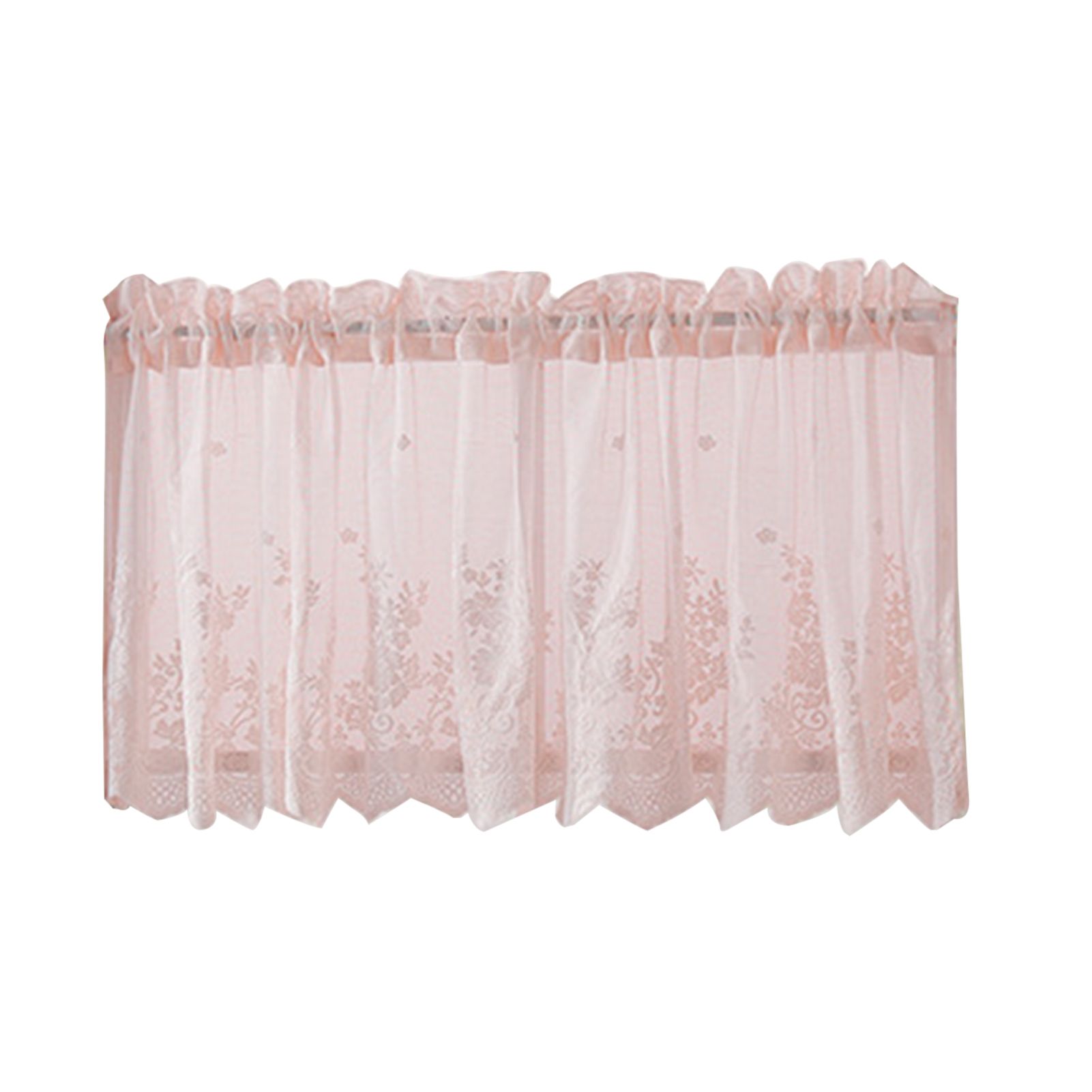 Window Treatment Le Embroidery Romantic Flower Curtain Valance