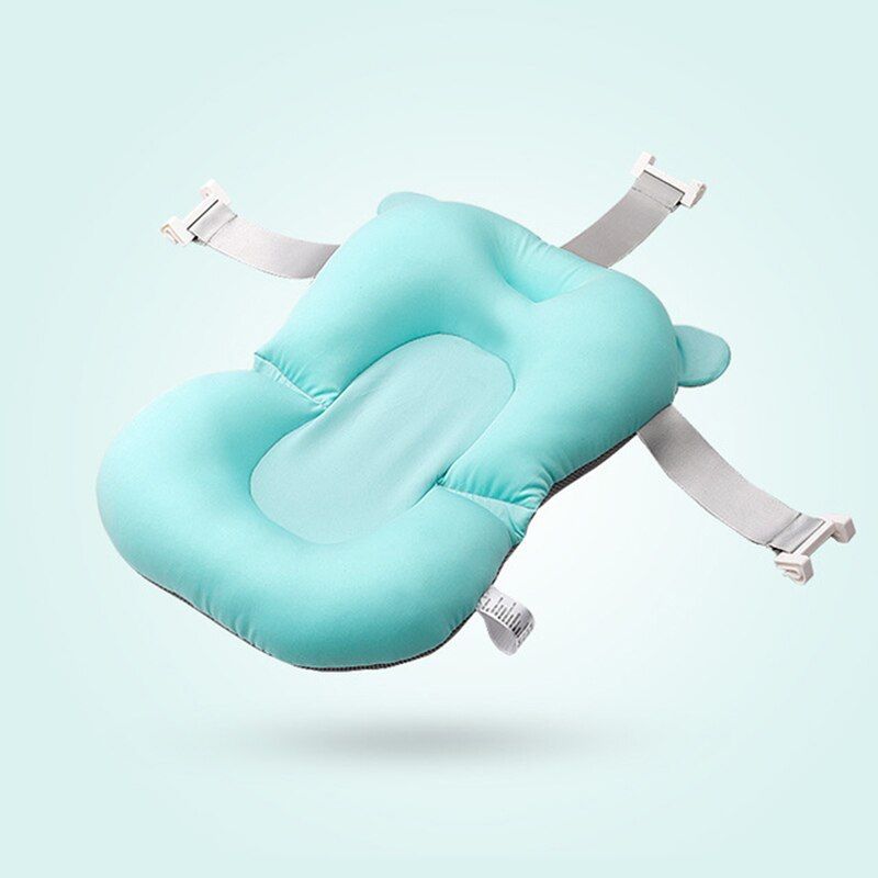 Baby Bath Pillow Baby Bath Cushion Baby Bather Infant Bath Pad Newborn Bath Support Anti-Slip Bath Tub Pillow for 0-6 Month