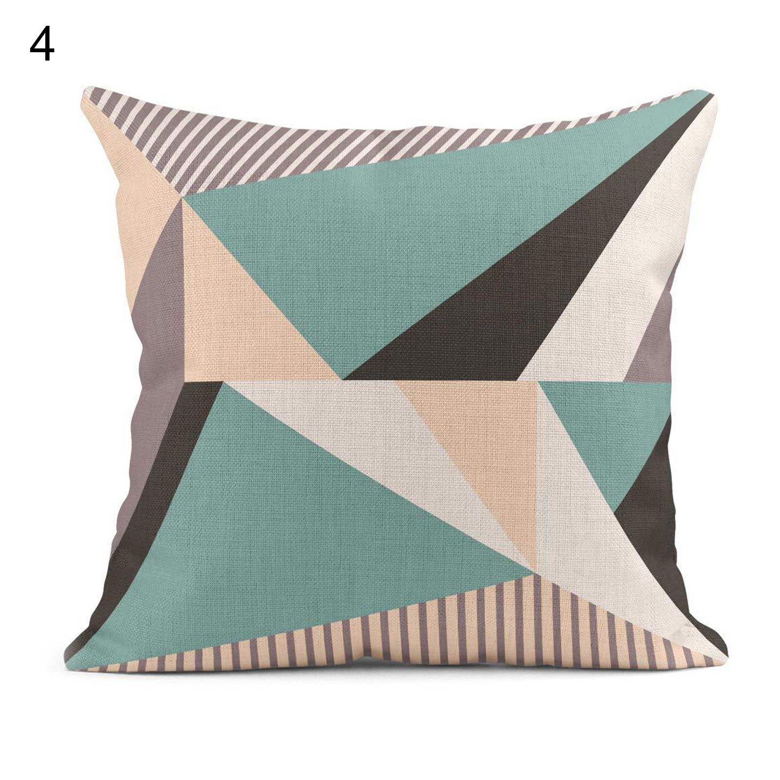 Skin-friendly Pillowcase Wear Resistant Polyester Peach Skin Modern Simplicity Protective Pillowslip for Home
