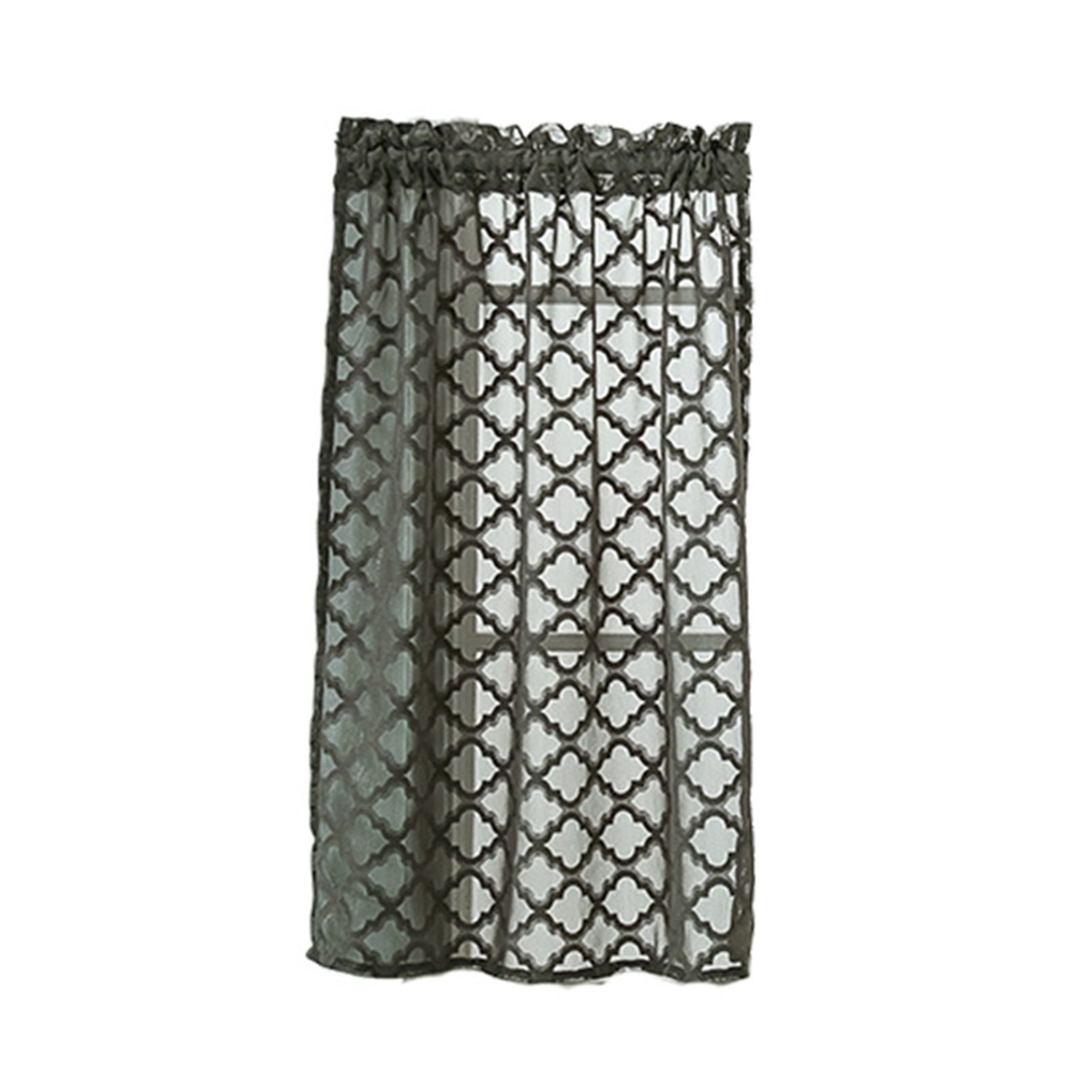 Short Curtain Geometric Patterns Smooth Surfe Door Drape