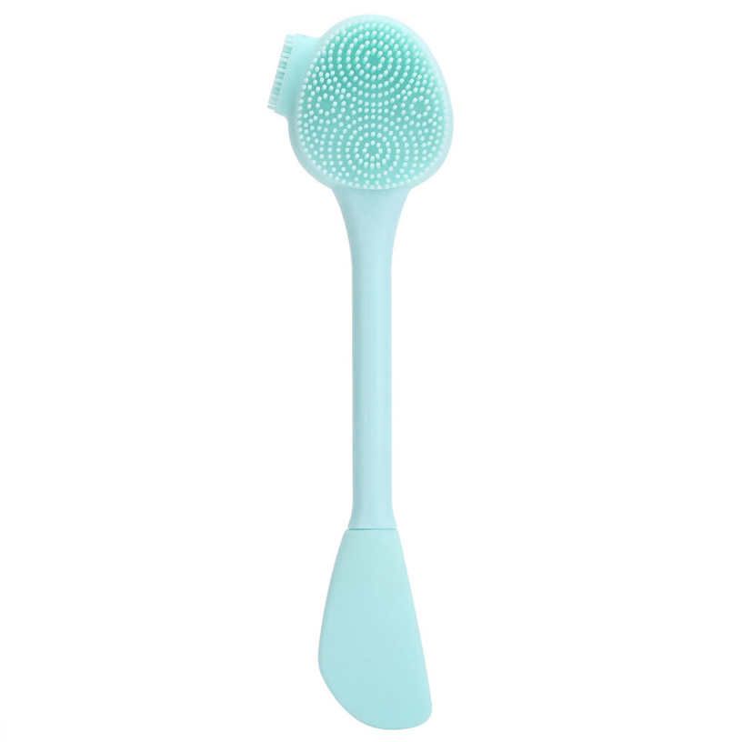 Himeng La Handheld Silicone Face Cleaning Brush DIY Mixing Stick Makeup Cleansing