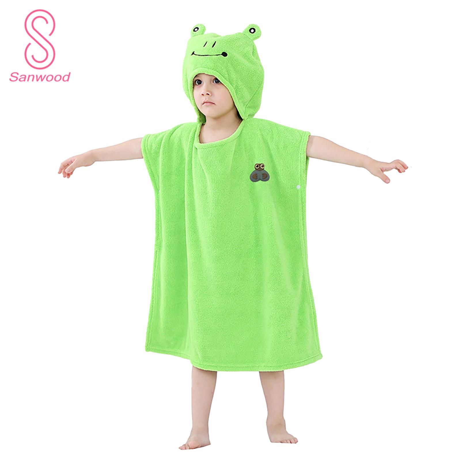 Beach Towel Skin-friendly Thickened Fluffy Hooded Bath Towel