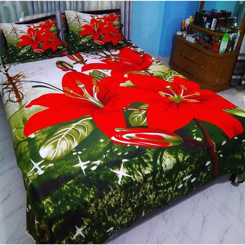 King Size 100% Cotton Bed Sheet By Bonolota Express