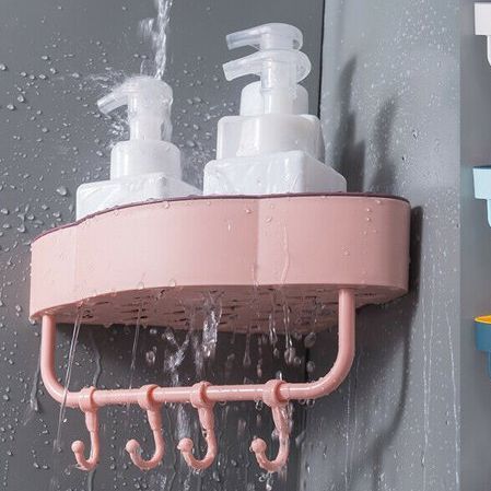 Bathroom Wall Shelves Square / Antung Shower Shelf Non-deforming Traceless Tray Bathroom Organizer