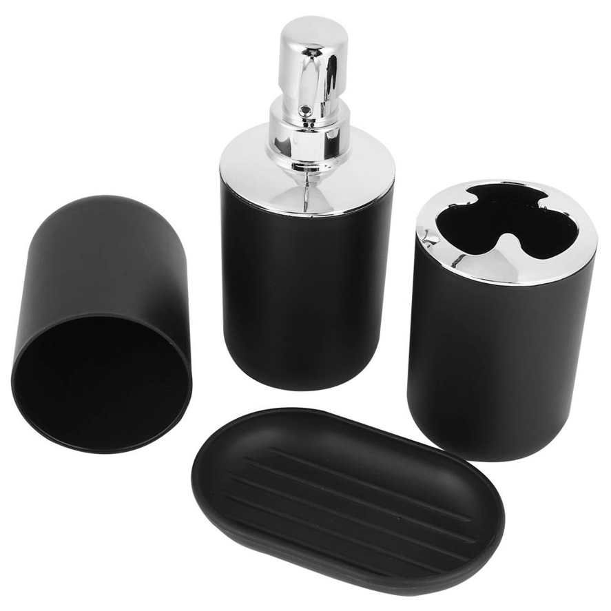 Wash Cup Set Bathroom Large Capacity With Soap Dish And Lotion Dispenser For