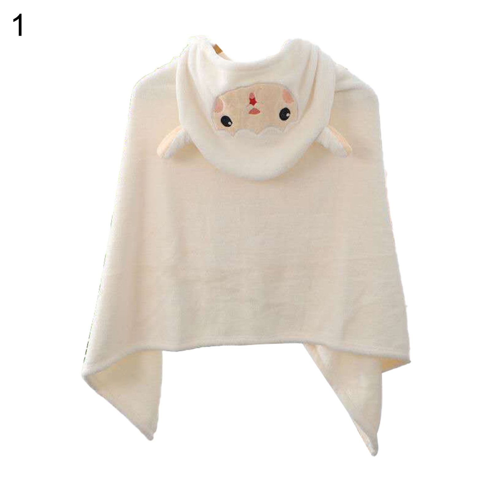Hooded Towel Fluffy Anti-slip Kids Swim Towel