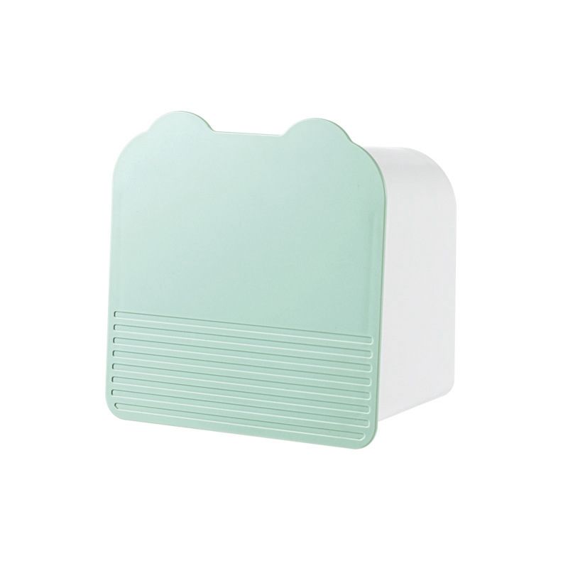 Creative Plastic PS Wall Mounted Storage Box Sanitary Napkin Cosmetics Multi-Purpose Flap Grid Sealed Storage Box