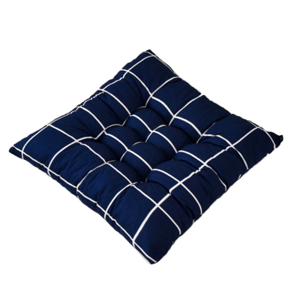 40x40cm Soft Square Stripe Seat Home Office Tie on Chair Cushion Car Pad Pillow