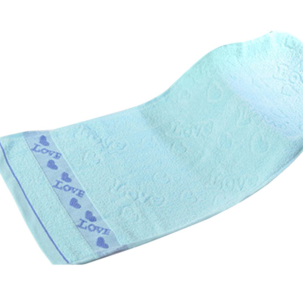 Soft Heart Love Letter Towel Thick Water Absorption Bath Fe Hand Washcloth