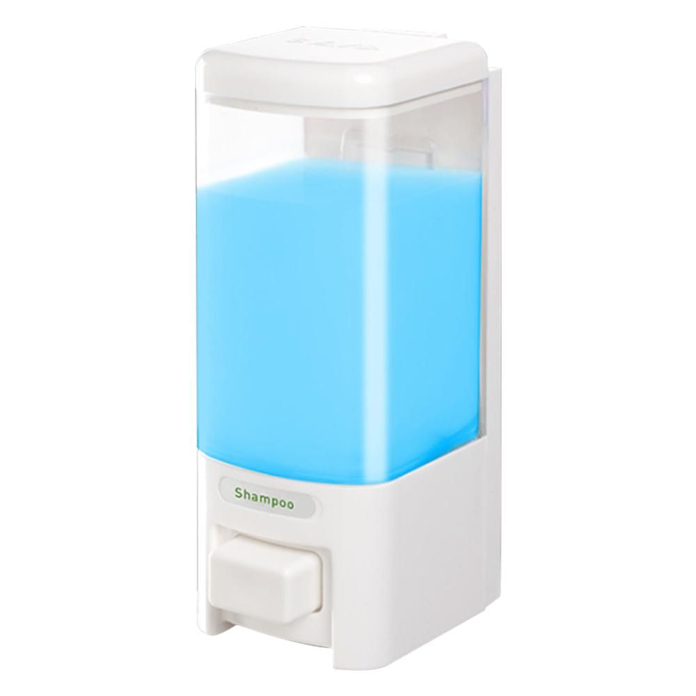 1pcs SVAVO Manual Soap Dispenser Wall Mounted Dish Liquid Lotion Gel Shampoo Chamber Dispenser for Bathroom Kitchen