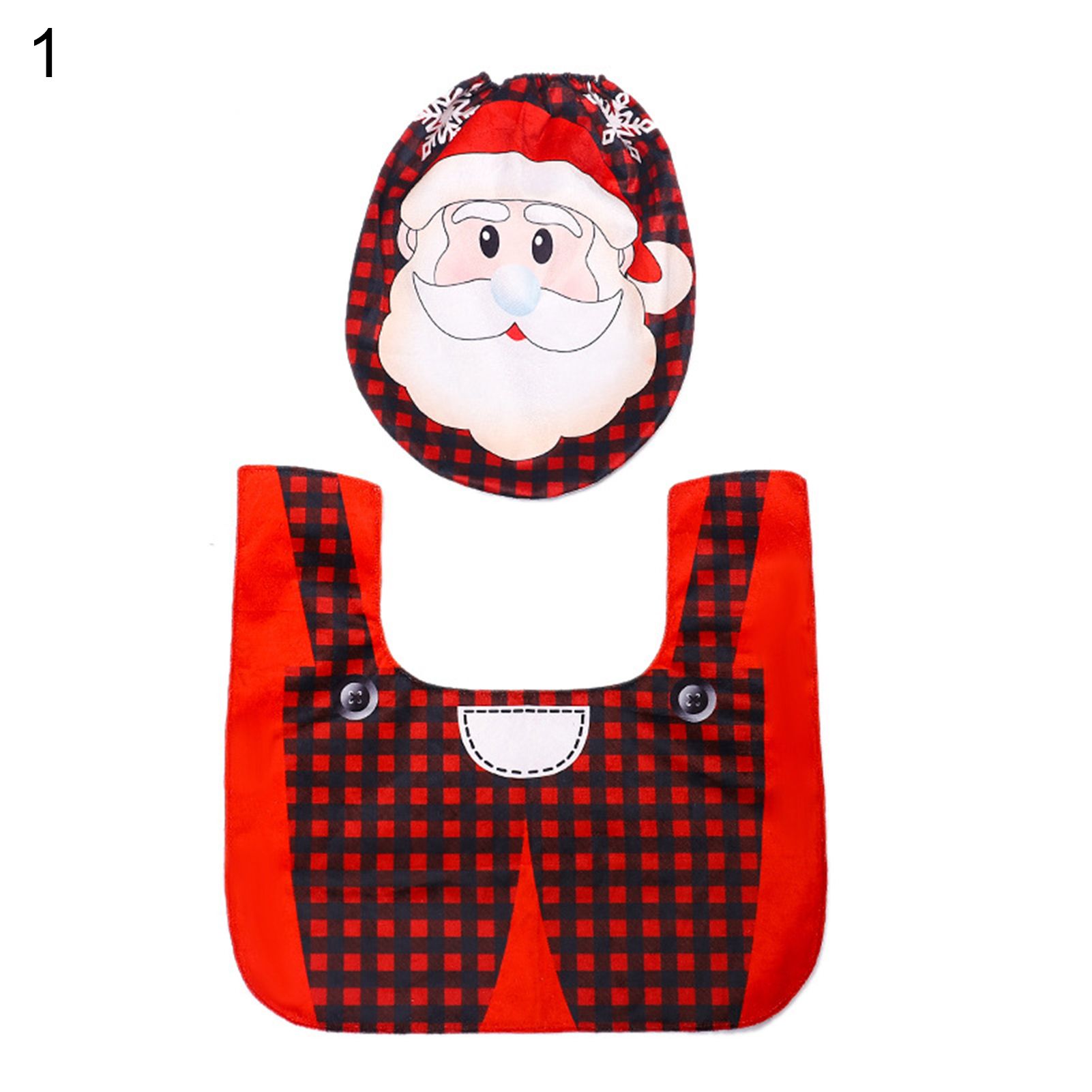 Toilet Mat Eye-catching Funny Bathroom Rug Tank Lid Decoration