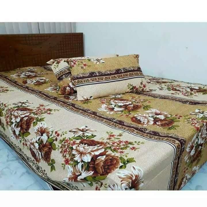 Double Size Cotton Bed Sheet With