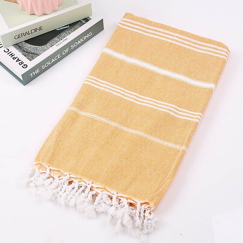 Turkish Beach Coast Sunscreen Tassel Towels 100% Swimming Shawl Cm Cape Camping Bath Manta Women Cotton 100*180