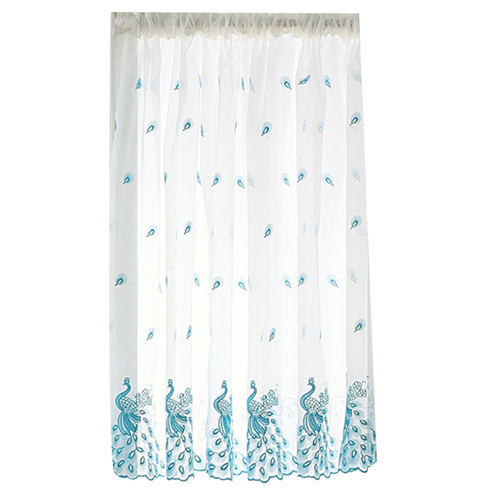 Window Curtain Tear-resistant Beautiful Embroidered Window Voile Curtain