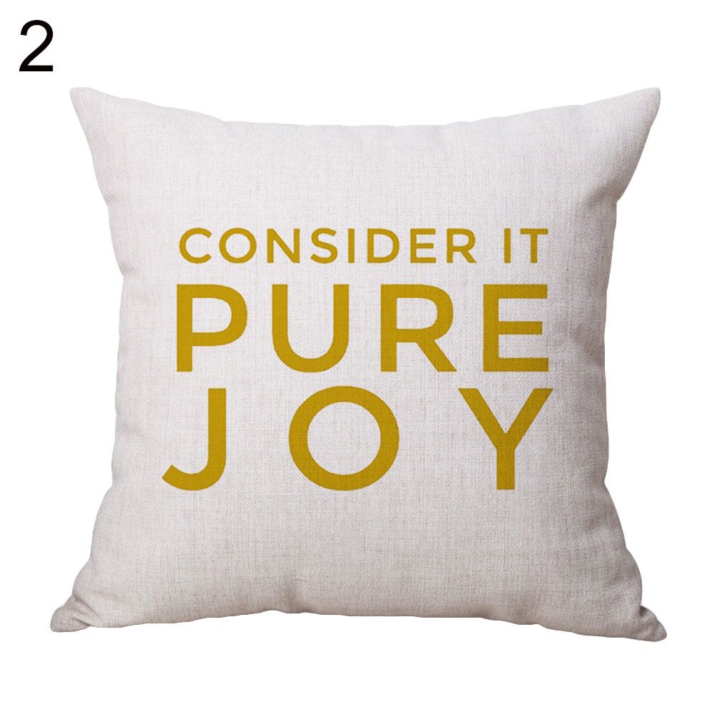 Home Love Deer Linen Pillow Case Bed Sofa Square Throw Cushion Cover Home Decor