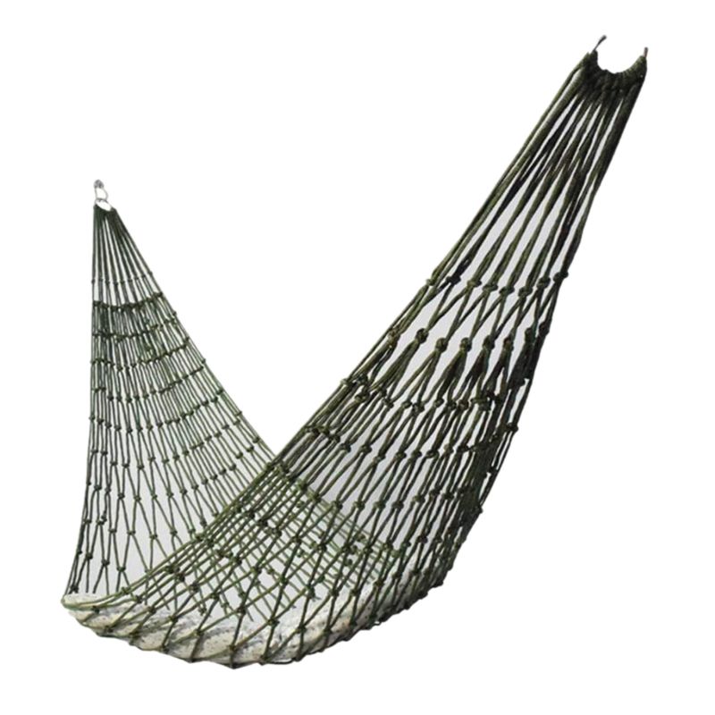 Portable Outdoor Sport Hammock  Outdoor Camping Hammock Mesh Net for Garden Beach Yard Travel Garden Swing Hang Bed