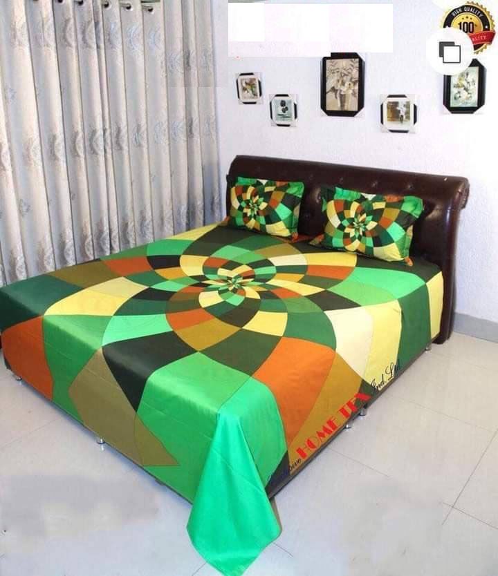 Exclusive Home Tex Digital print Satin Bed Sheet