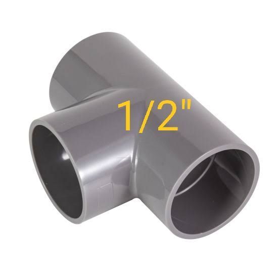 Tee Preesure fittings Grey Bs standard 1/2" to 4"