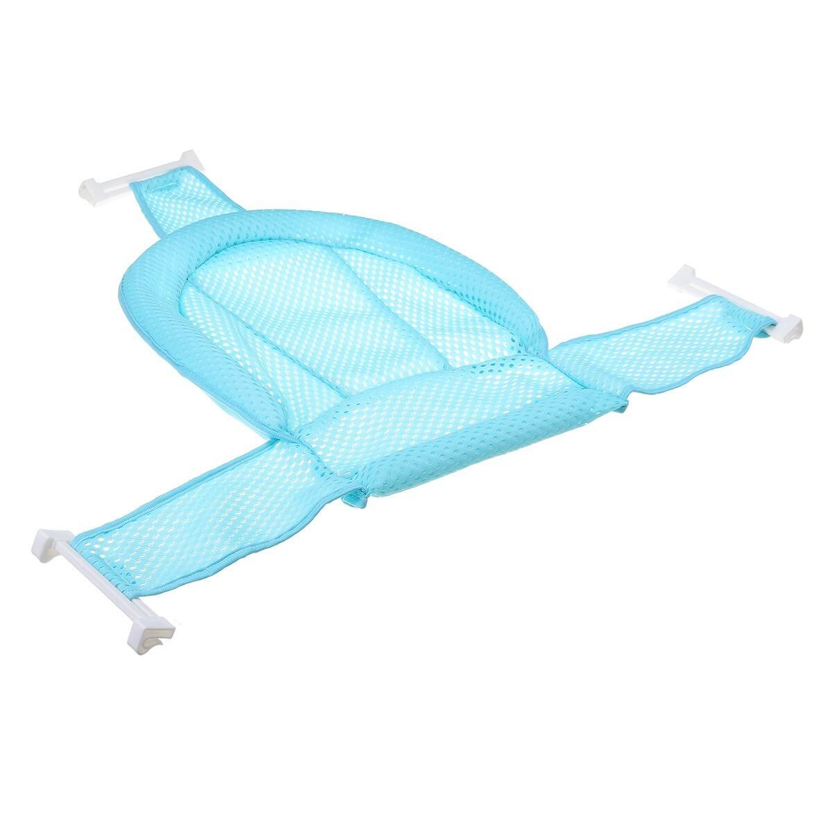 Adjustable Baby Bath Tub T-type Net Seat Safety Bathtub Bathing Shower Support Fold Net Cradle Shower Rack Hammock