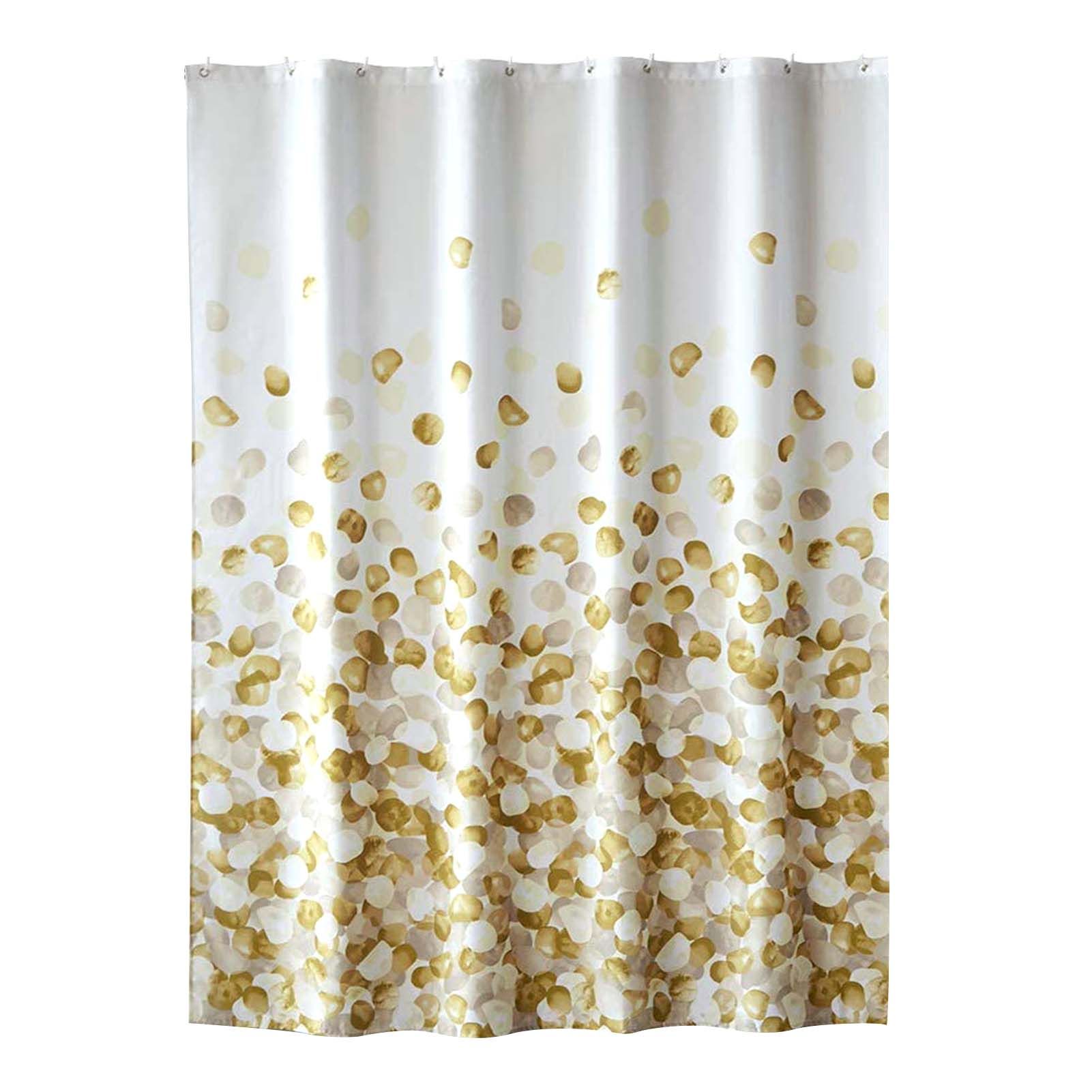 Shower Curtain Smooth Texture Modern Large Soft Bath Curtain