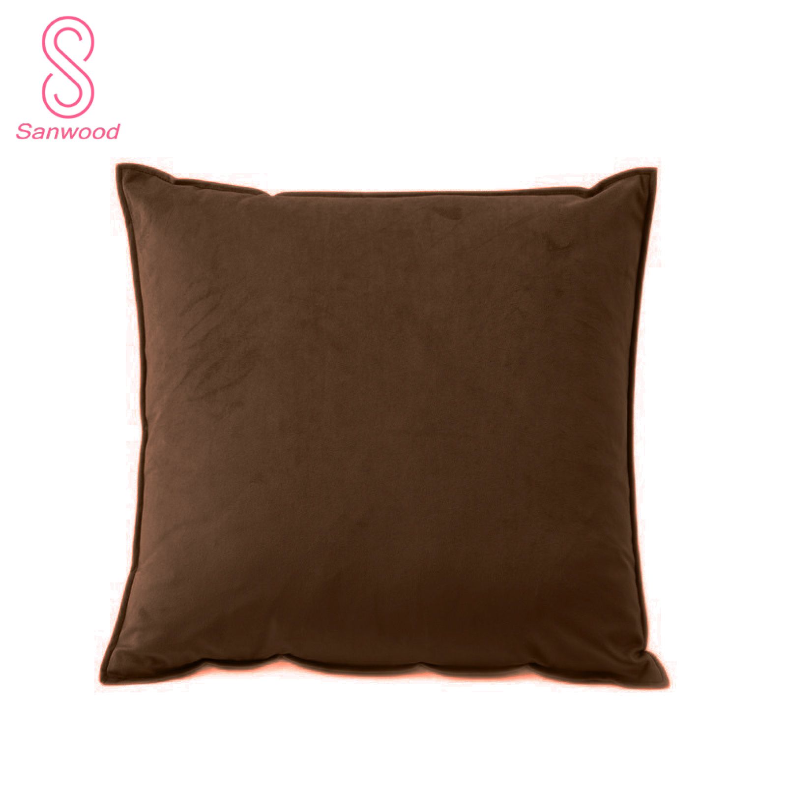 Plush Pillowcase Soft Nice-looking Decorative Car Pillowcase Square Cushion Cover Ornament for Home