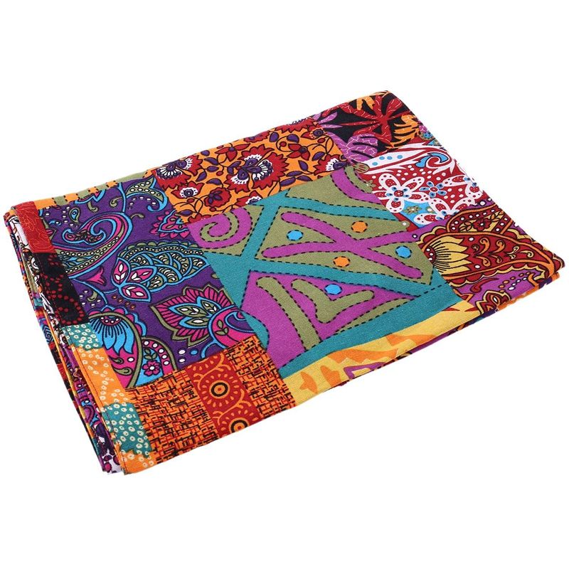 Double-Layer Cotton Linen Table Runner Retro Nostalgia Cover Bohemian Bed Flag End Towel Cloth Pad Placemat 30x220cm