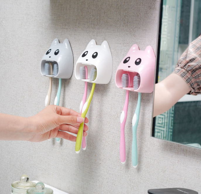 Stylish Bathroom Wall Toothbrush Holder