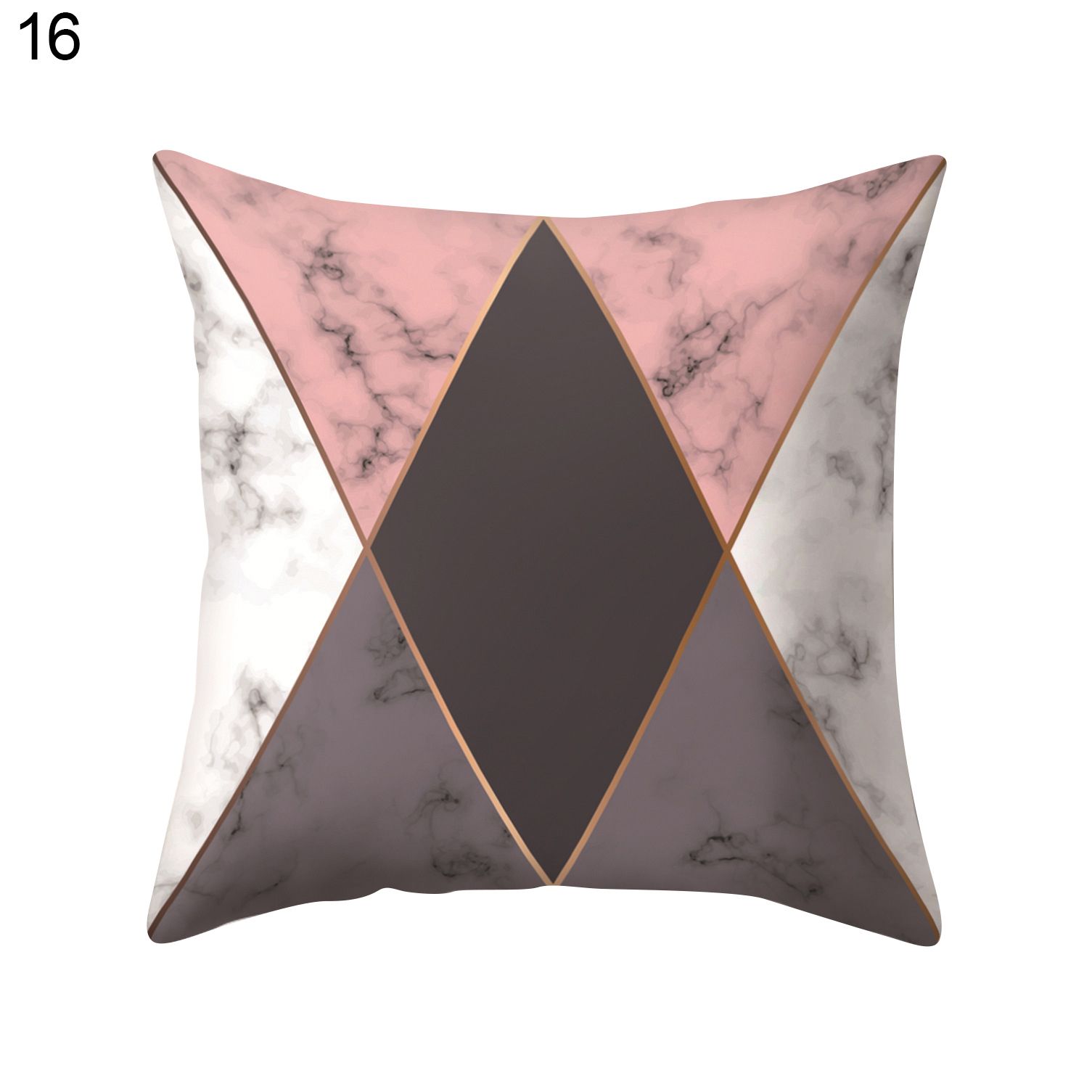 Nordic Geometric Marble Throw Pillow Case Sofa Bed Home Decor Cushion Cover