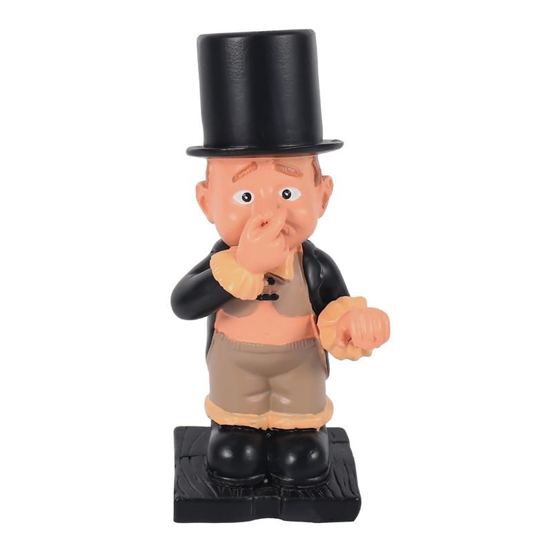Resin Butler Shape Tissue Paper Holder Bathroom Cute Old Boys Statue Decor Tissue Stand Rack Sculpture for Toilet