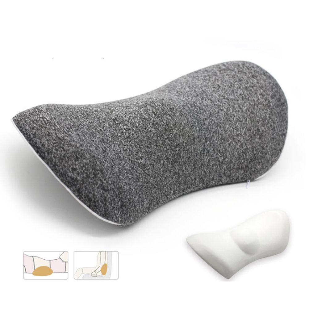 Sleeping Office Chair Bed Lower Back Ergonomically Designed Relieve Soft Waist Physical Therapy Car Memory Foam Multifunctional Lumbar Support Pillow