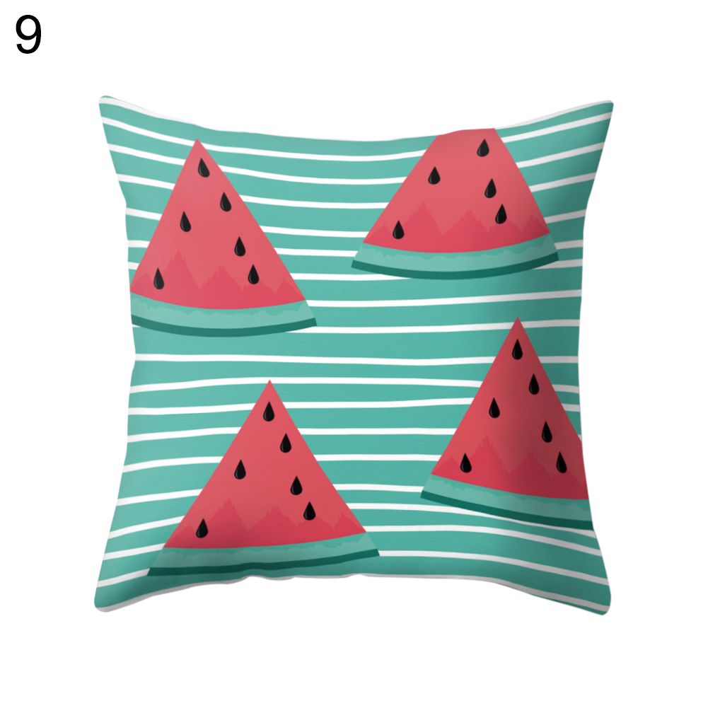 Love Heart Deer Horse Watermelon Pillow Case Cushion Cover Sofa Bed Car Decor