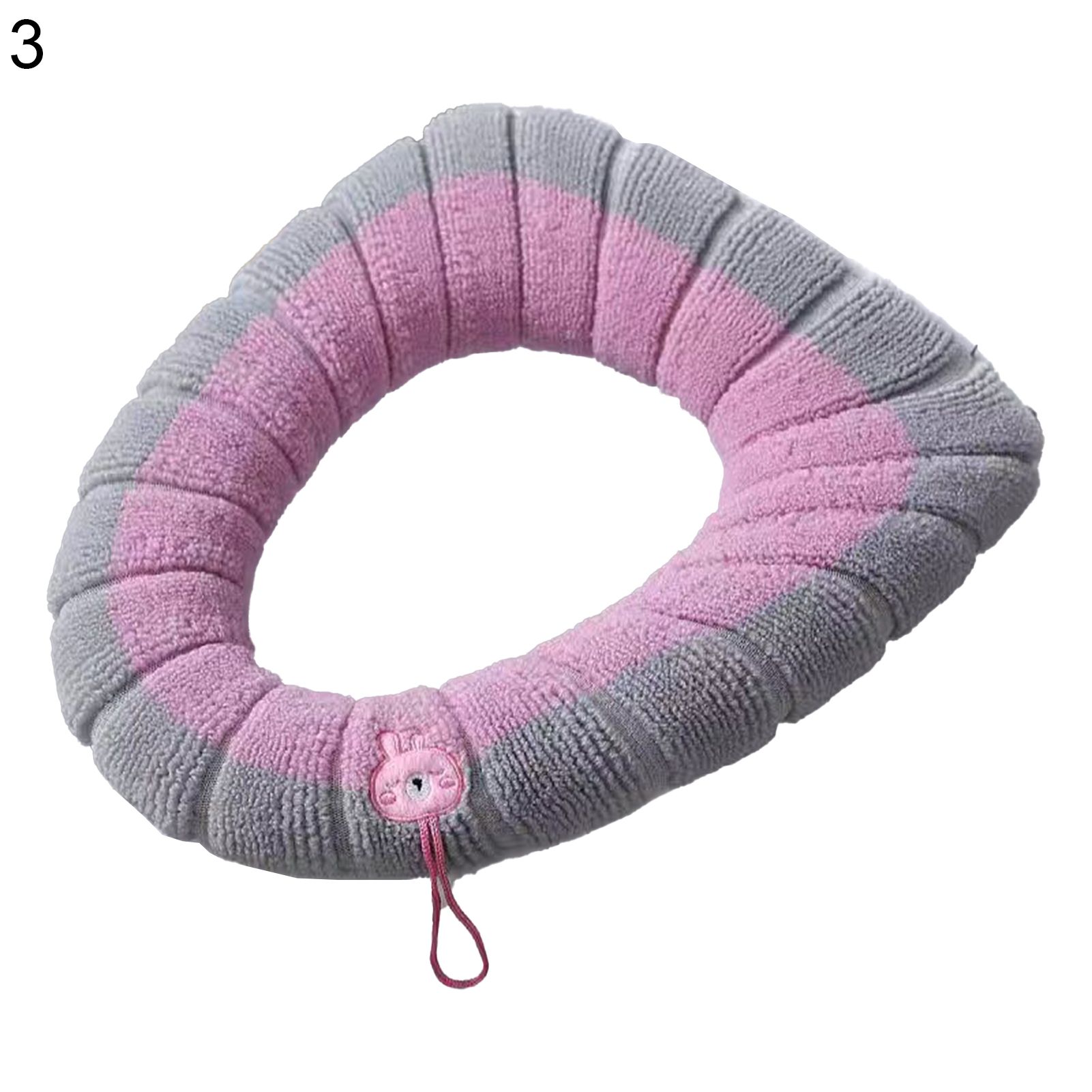Toilet Seat Cover Anti-slip Anti-shrink Elastic Toilet Seat Cushion