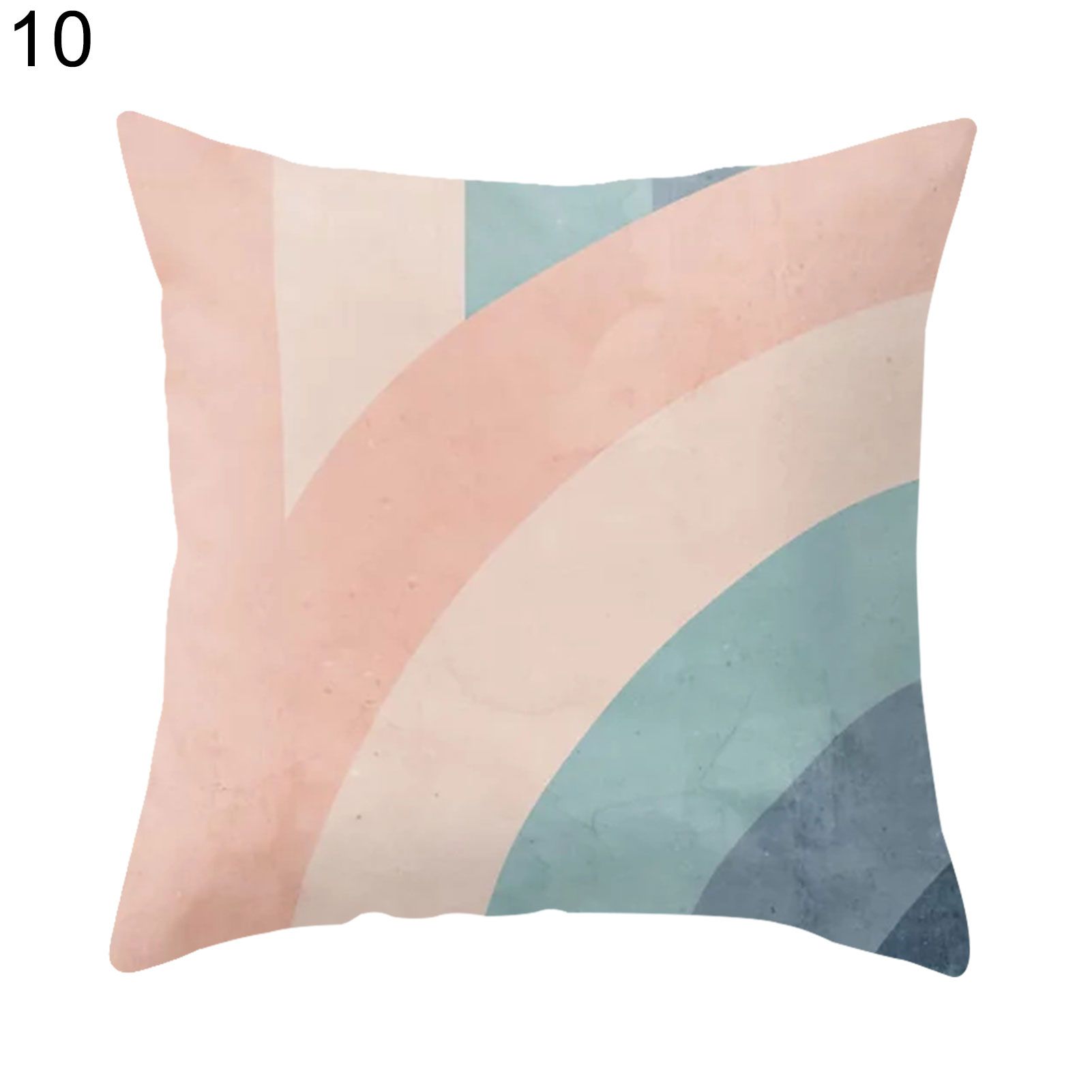 Pillowcase Printed Design Easy Cleaning 45 x 45cm Square Shape Pillow Cover for Living Room