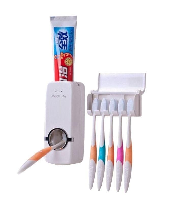 Automatic Toothpaste Dispenser - White
