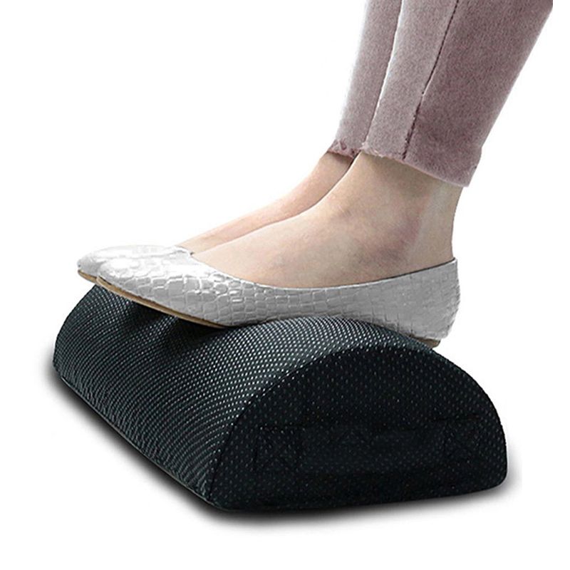 Comfort Foot Rest Pillow Cushion Memory Foam Under Office Desk Half Cylinder Home Foot Relax Pain Relief Relaxing Cushion Pad - From China