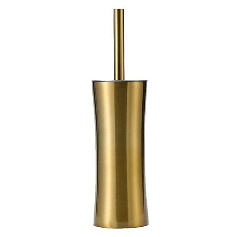 BRADOO Gold Long Handle Toilet Brush Creative Bathroom Cleaning Brush Toilet Cleaning Kit Bathroom Cleaning Tool Accessories