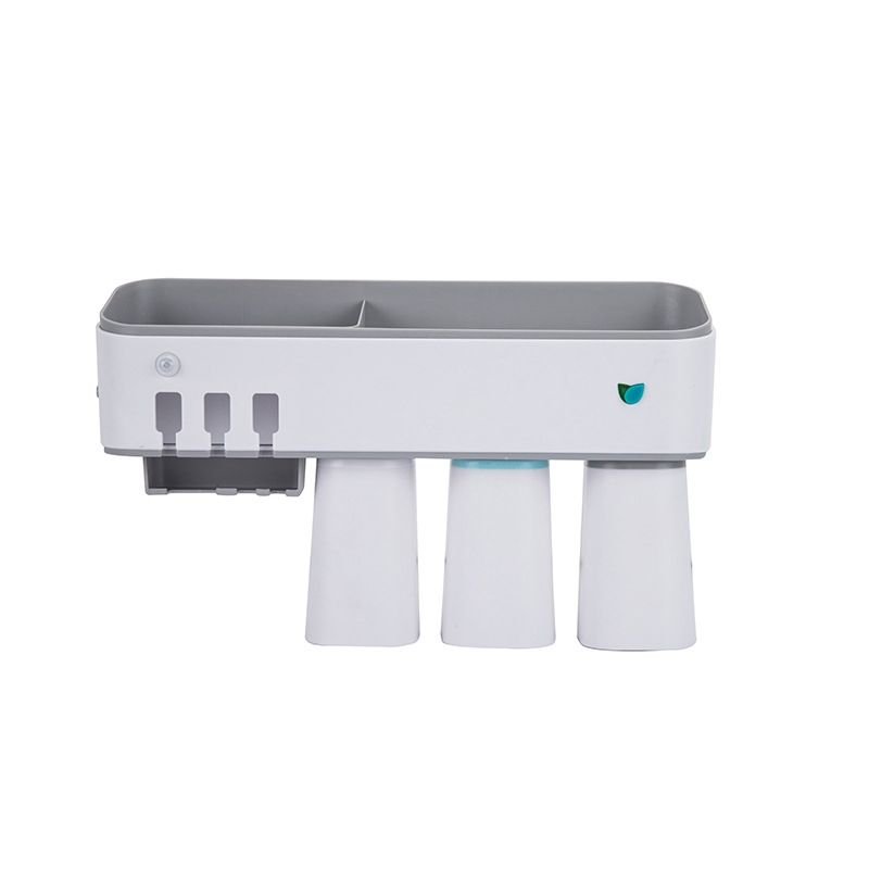 Intelligent No Punching Toilet Ultraviolet Mouthwash Cup Storage Toothbrush Shelf