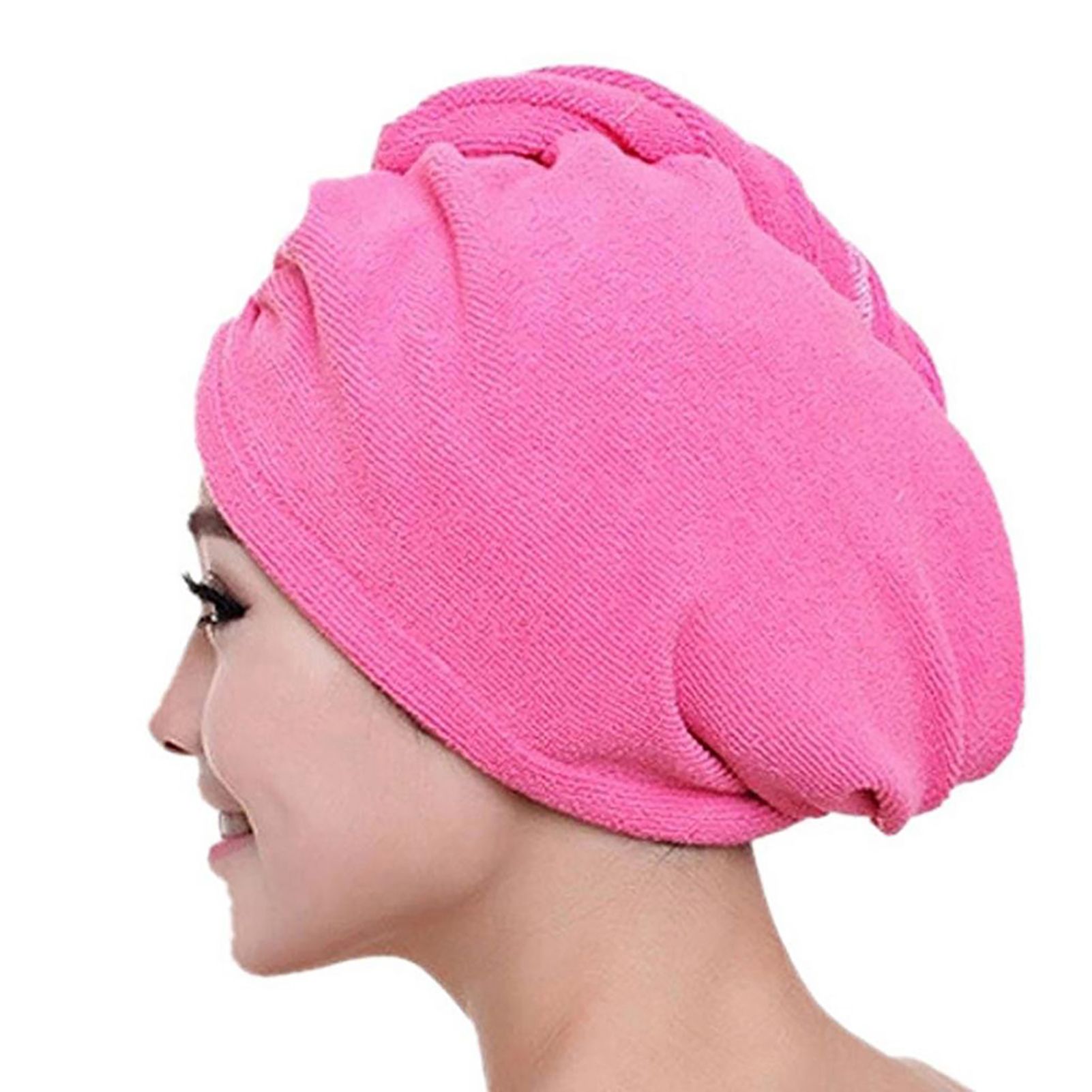 Hair Turban Breathable Strong Absorbent Microfiber Hair Drying Towel for Bathroom