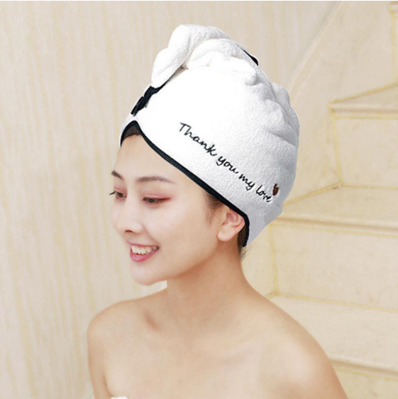 Womens Bathroom Towels Microfiber Absorbent Towel Quick Dry Hair Hat Cap Adults Bath Towel Bathing Tools