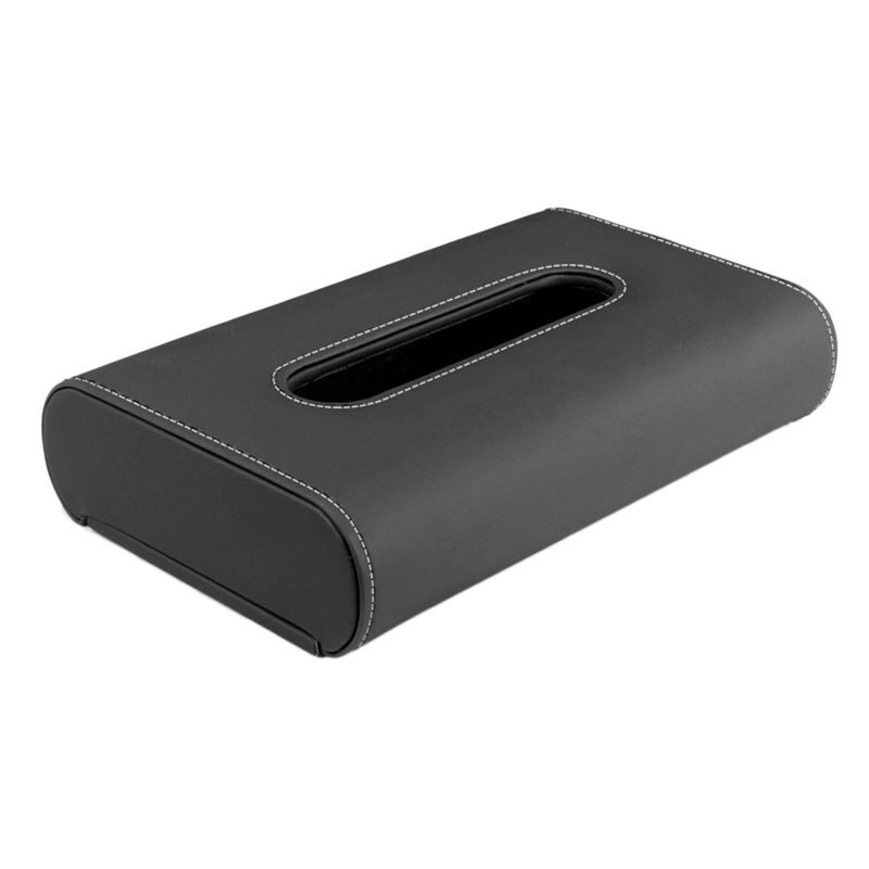 Leather PU Car Tissue Box Cover Holder Paper Towel Cover Household Tissue Boxes Auto Interior Storage Decoration