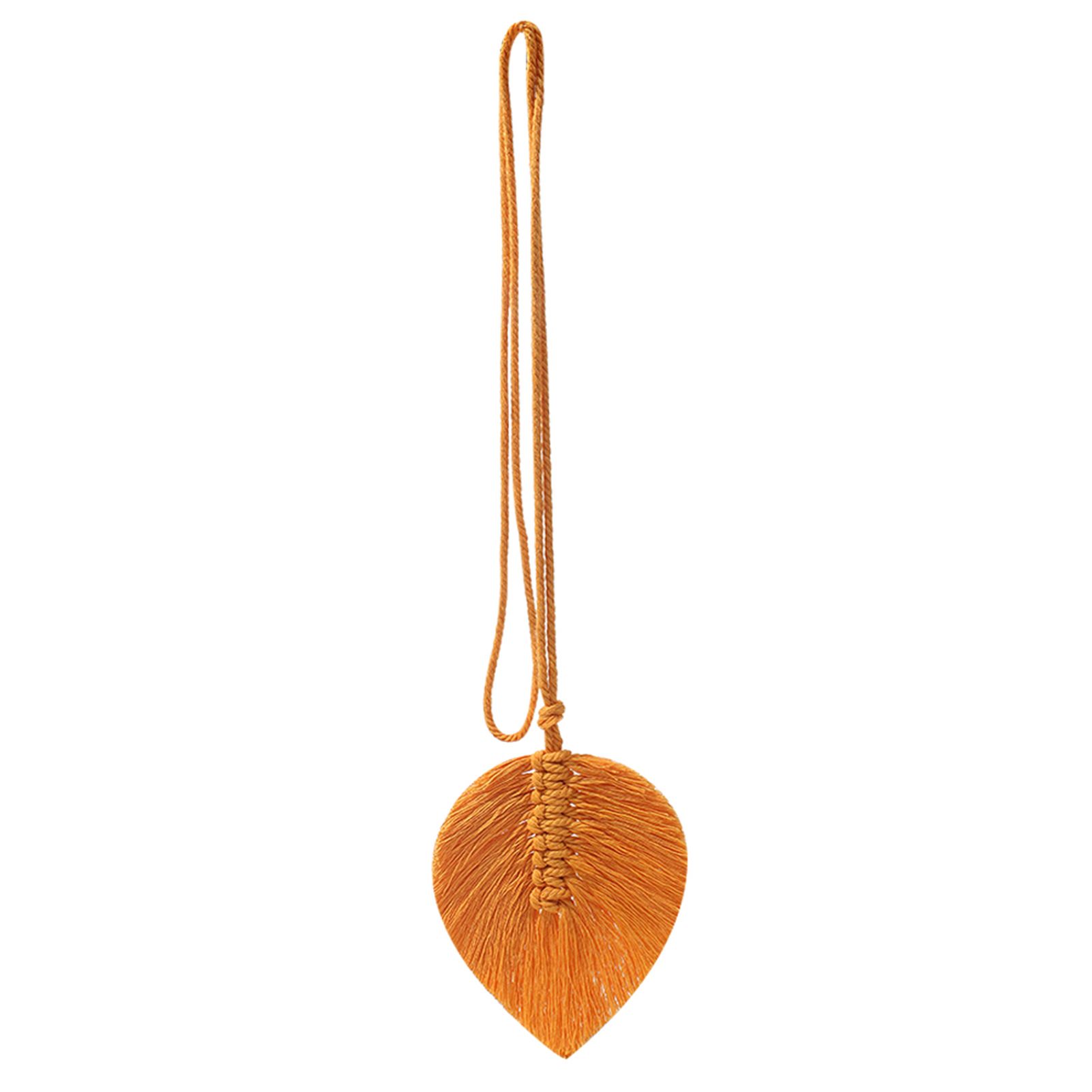 Curtain Holder Easy to Use Pretty Curtain Holdbks Rope with Leaf Tassel