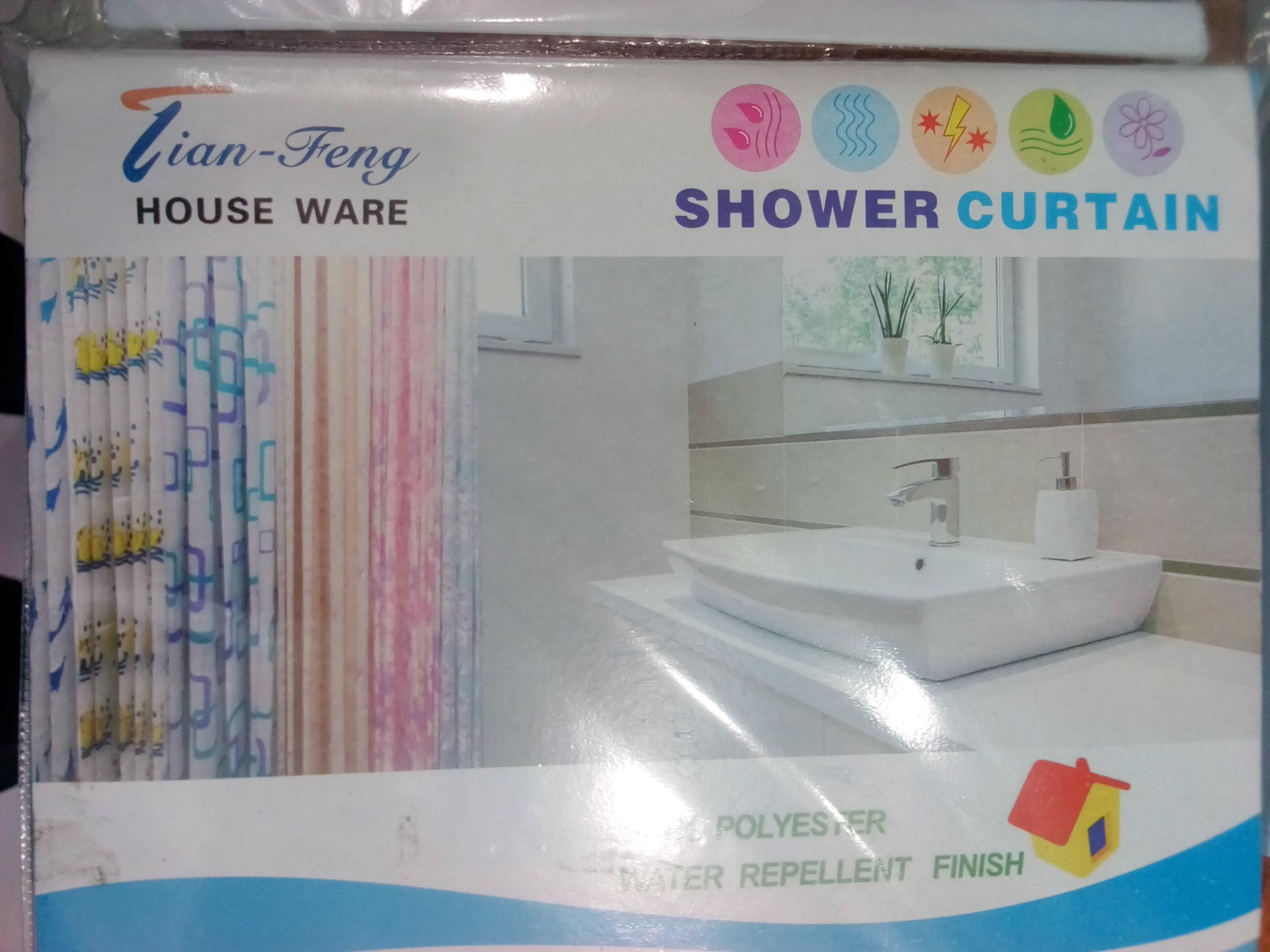 Mildew Resistant Anti-Bacterial Shower Curtain