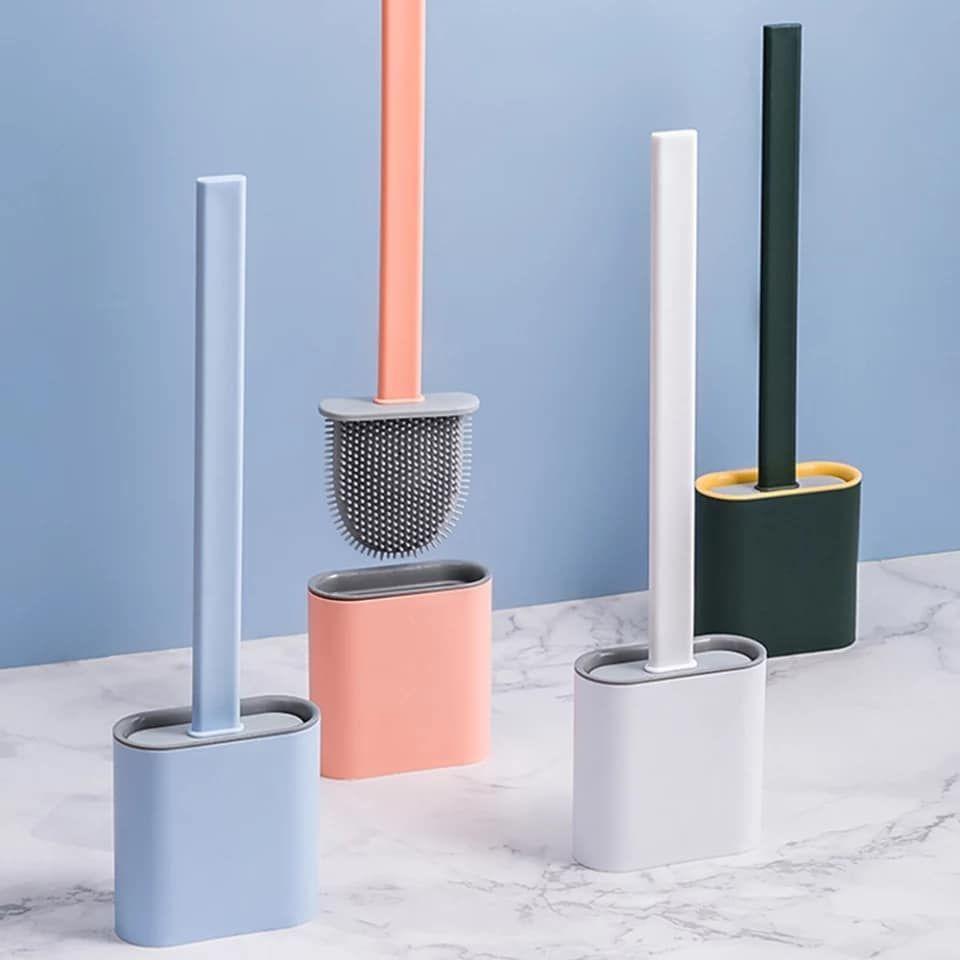 Multicolor Cute Silicon Toilet Brush